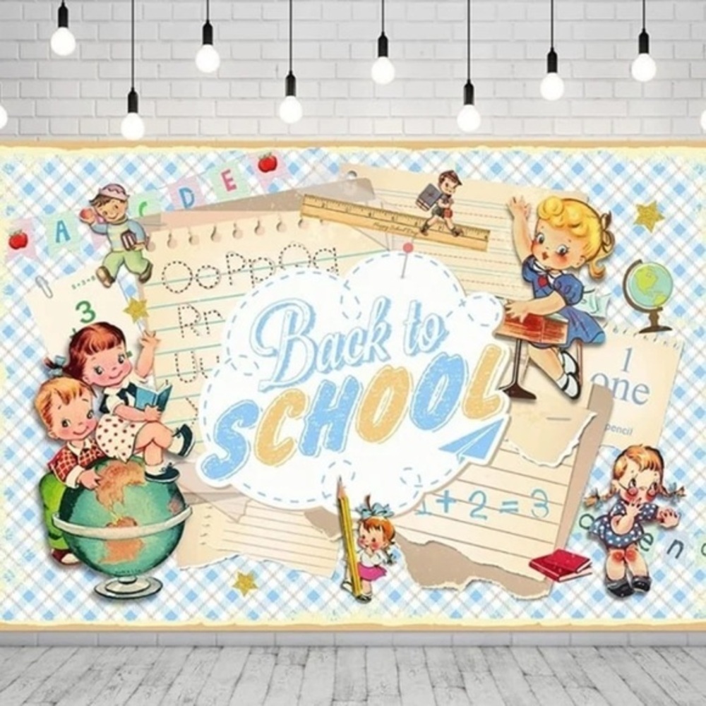 Back to School Vintage Poster